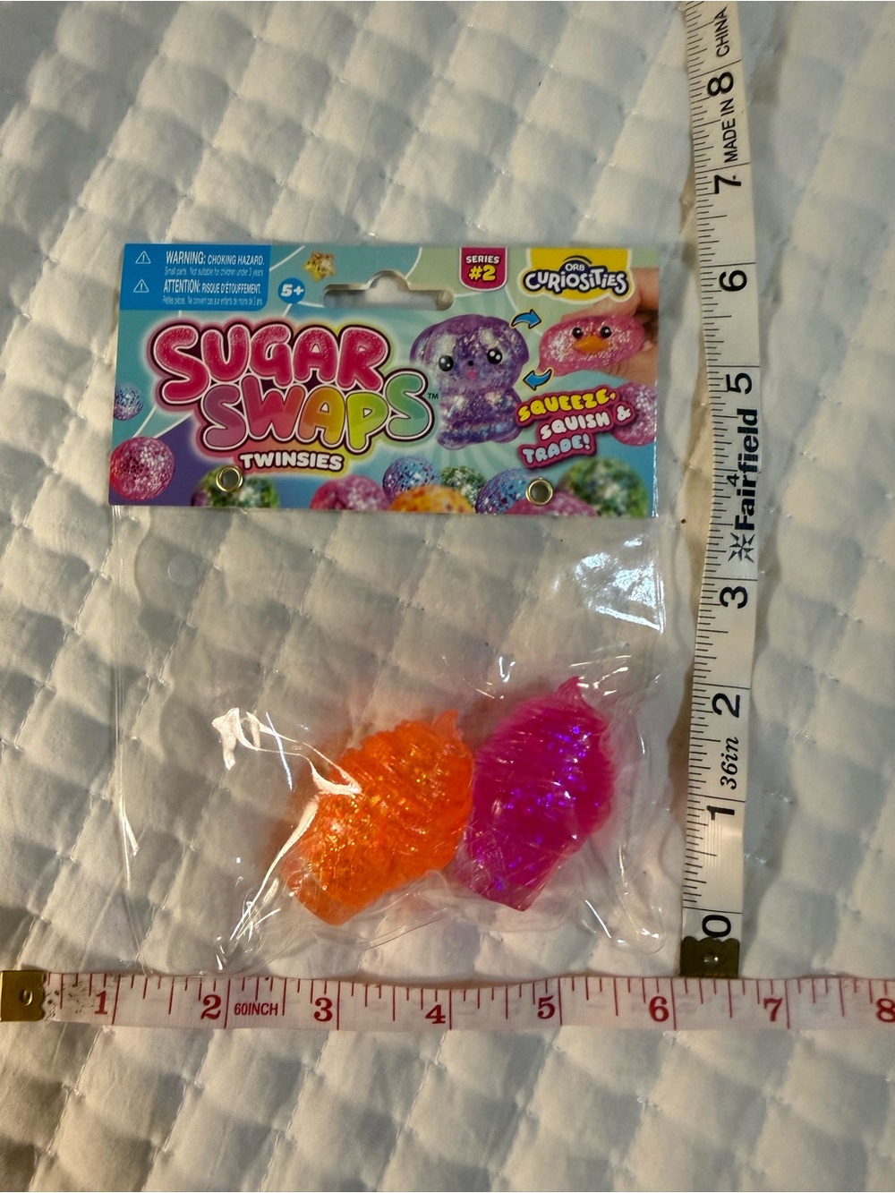Twinsies Kids Squeeze Toy - Orange & Pink
